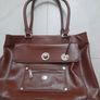 KNOMO HELENA Brown Leather Large Luxury Womens Briefcase Image 3