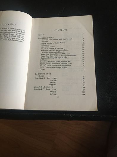 The Argo Book of Recorded Verse Volume 3 John Milton