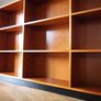 Mid Century Teak Open Shelving / Bookcase Vintage Retro 1960s Image 3