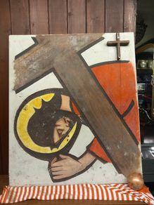 1970s Stations of the Cross, plaster, heavy, D18