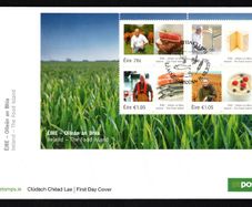 2015 Ireland Ireland The Food Island Commemorative Stamps Miniature Sheet An Post First Day Cover (FDC)