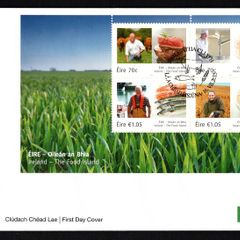 2015 Ireland Ireland The Food Island Commemorative Stamps Miniature Sheet An Post First Day Cover (FDC)