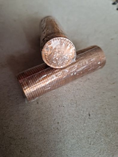 2 rolls mint coins 1971 uncirculated coins