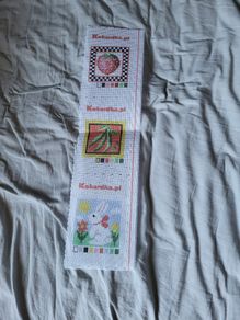 Cross stitching printed fabric 3pcs embroidery