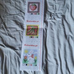 Cross stitching printed fabric 3pcs embroidery