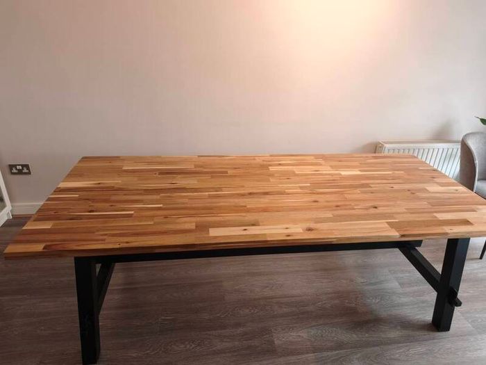 Dining Table (8 seater) Skogsta Ikea
