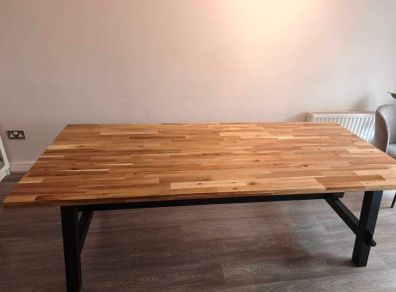 Dining Table (8 seater) Skogsta Ikea