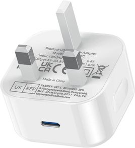 iPad Plug USB C,25W New Apple iPad Charger Plug Fast Charge UK for i Pad Pro 12.9 11 13 inch 4th 5th 6th M4 2024 Generation/Air 10.9 11 13 inch 5th Gen M2 M3/Mini 6 A17 Pro/Pad 10th 2022 A16 11th 2025