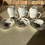 Royal Tara "Book of Kells" 5 Mugs & 3 Shell shaped dishes as New Image 8