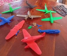Vintage plastic Ww2 plane kits