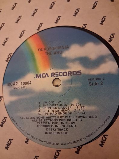 The Who - Quadrophenia - 1973 gatefold 2LP - US Pressing