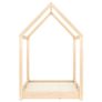 Kids Bed Frame Solid Pine Wood 80x160 cm Image 4