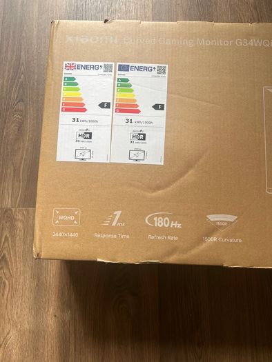 XIAOMI 34" Curved Gaming Monitor - Brand new in box