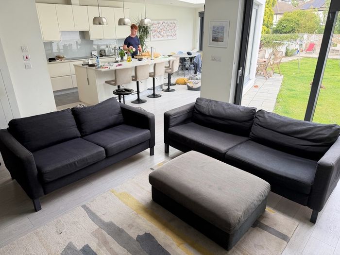 3 and 2 seater IKEA sofa