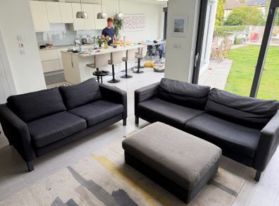 3 and 2 seater IKEA sofa