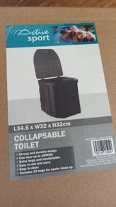Camping/portable colapsable toilet