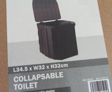 Camping/portable colapsable toilet