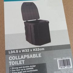 Camping/portable colapsable toilet