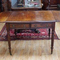 Late Georgian Drop-Leaf Sofa Table / Writing Desk