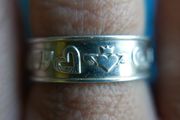 Vintage Spirit of Galway Silver 925 Ring (Watch The Sun Go Down on Galway Bay)