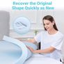 Memory Foam Mattress Topper, Pressure Relief Mattress Topper for Back Pain, Gel Infused Foam (MULTIPLE SIZES, SEE DESCRIPTION) Image 4