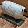Sheep / Lamb Ornament Folk Art Sculptured Rustic Image 4