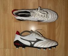 Mizuno Morelia Neo 3 Beta Made In Japan FG White/Black/Chinese Red