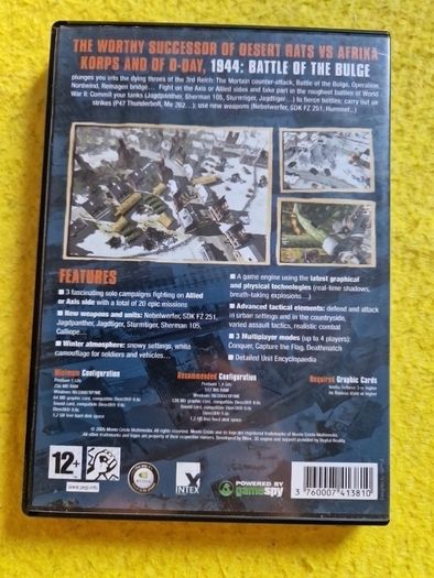 WWII Battle collection 1944 Battle of Bulge Pc Cd Rom Games Original