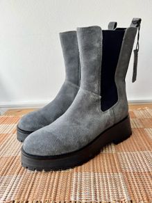m&s suede platform boots