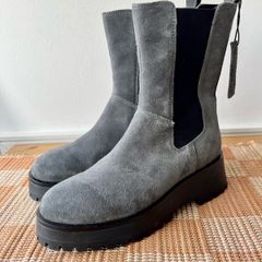 m&s suede platform boots