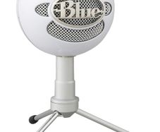 Blue Snowball iCE Microphones Omnidirectional/Cardioid USB Microphone - Black - Streaming