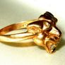 Vintage Hallmarked 9ct Gold Gemset 'Panther' Ring Image 5