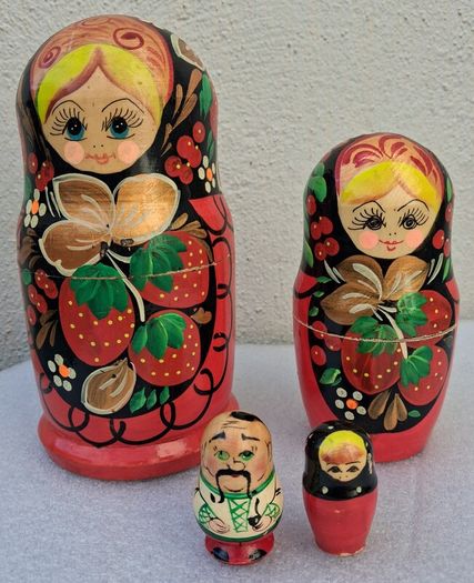 Hand painted russian dolls