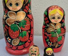 Hand painted russian dolls