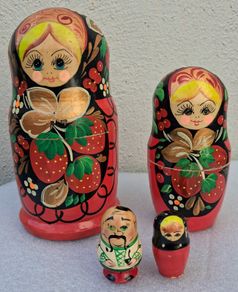 Hand painted russian dolls