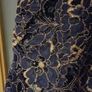 Brand New. Navy and gold lace dress Image 4