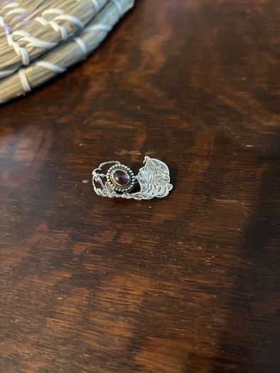 silver brooch