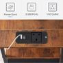 Narrow Bedside Table with Charging Station 2 Image 6