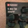 Parkside 4-Way Garden Tap Adaptor Hose Splitter Image 2