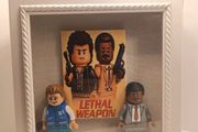 Lethal Weapon Jumbo Figure Shadow Box