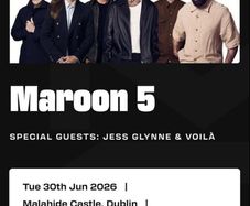 Maroon 5 tickets