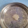 Rare find  Small Brass Dish. VERY NICE Pattern. Trinket. Ring Pin Tray. Small Ornament. Dressing Table.   9 cm.  Vintage 1970s Image 4