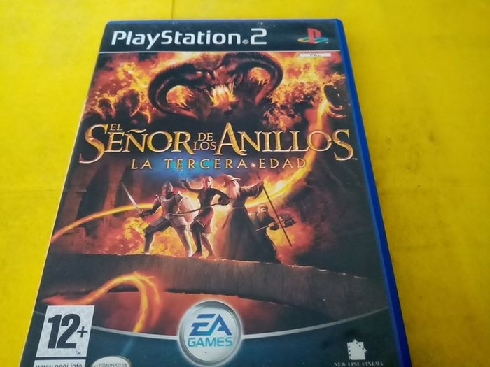 El Senor de Los Anillos La Tercera Edad Spanish game PlayStation 2 Ps2 Games Original