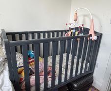 Baby Crib + Coconut Fiber Mattress + Mobile + another essentials