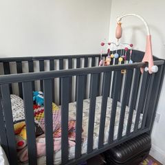 Baby Crib + Coconut Fiber Mattress + Mobile + another essentials