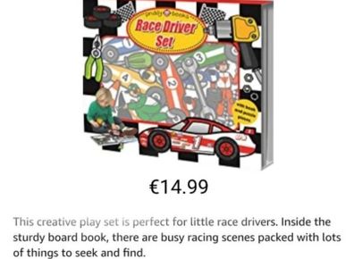 Children's race driver set (DC BBB) (c)