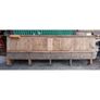 Four Seater Oak Pew  Folding Seats 4  KAS449 Image 6