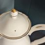 White and gold porcelain coffee pot Image 2