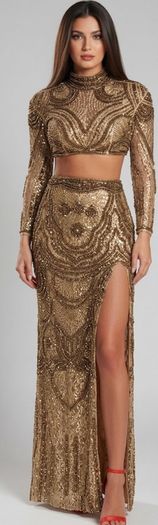 Crystal luxury dress