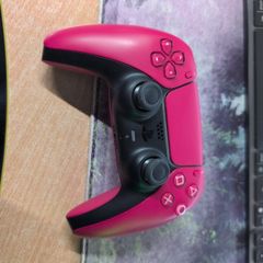 PS5 controller - cosmic red - upgraded (TMR)